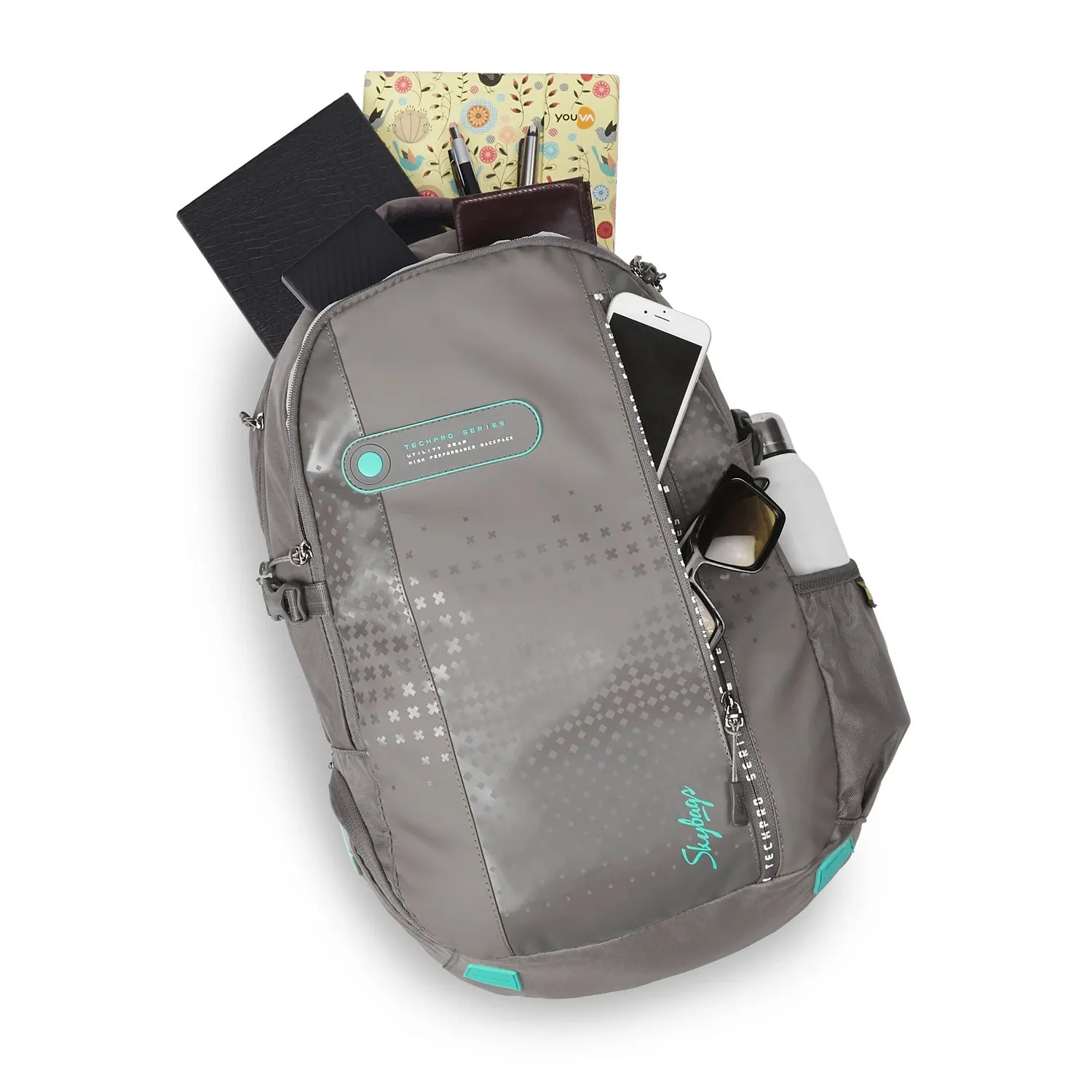 Skybags Valor Pro  04 Laptop Backpack Grey