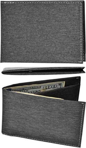 Slim Wallet for Men with RFID Blocking Minimalist Bifold Wallet