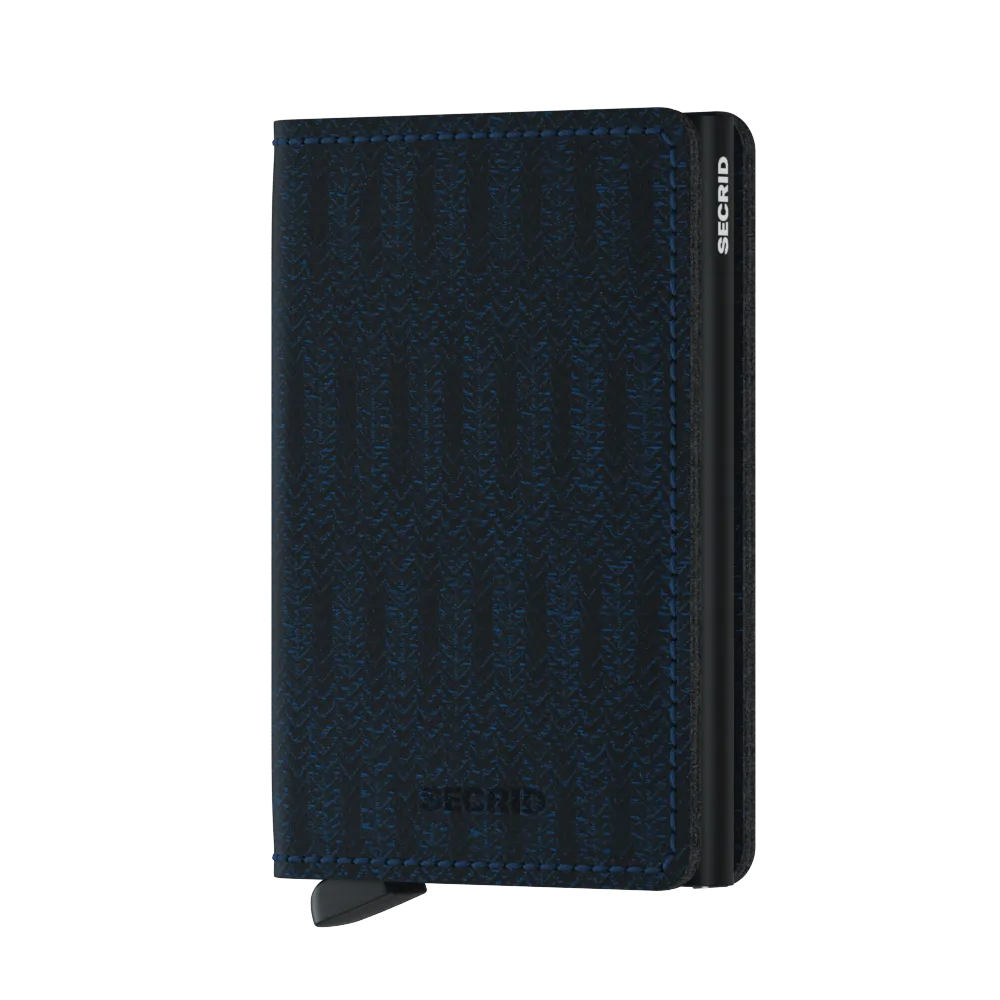 Slimwallet Dash Navy RFID Secure