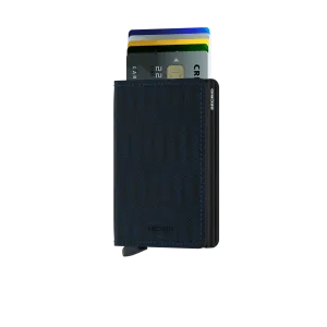 Slimwallet Dash Navy RFID Secure