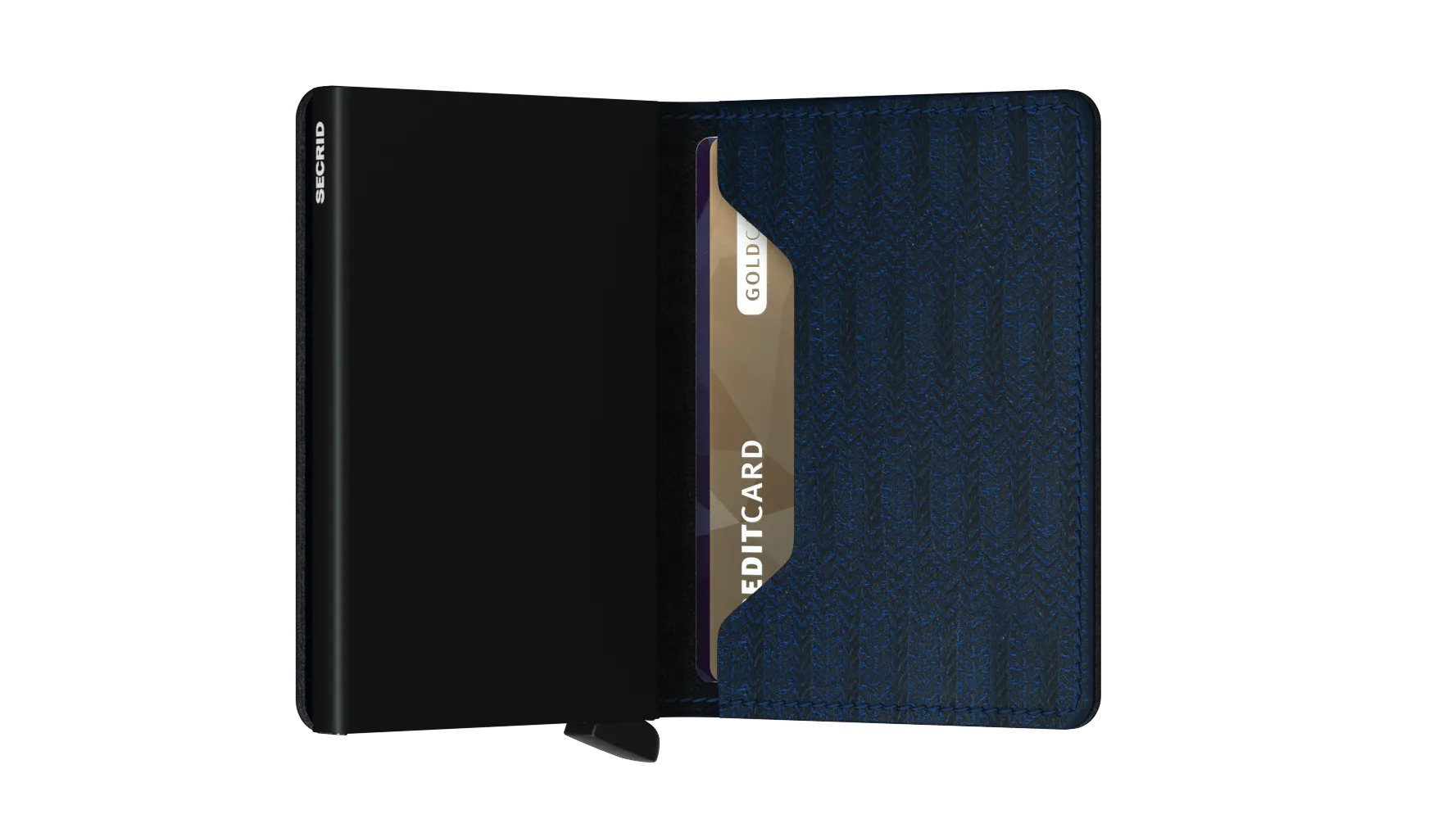 Slimwallet Dash Navy RFID Secure