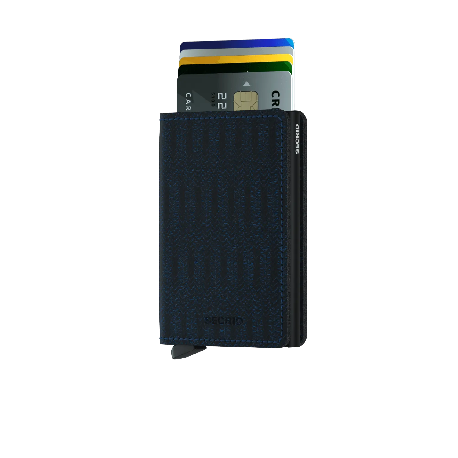 Slimwallet Dash Navy RFID Secure