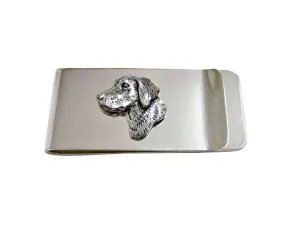 Small Labrador Dog Head Money Clip