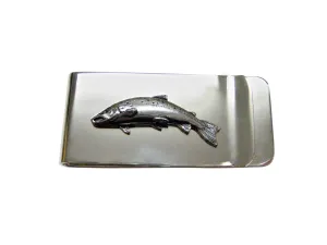 Small Salmon Fish Money Clip