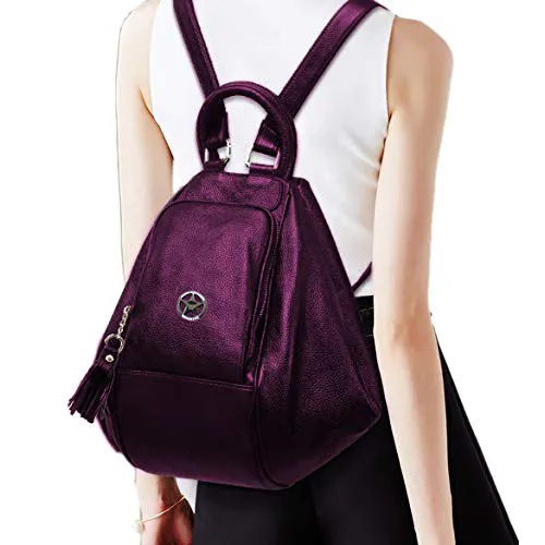 Smart Girl's Shoulder Bag (Purple)