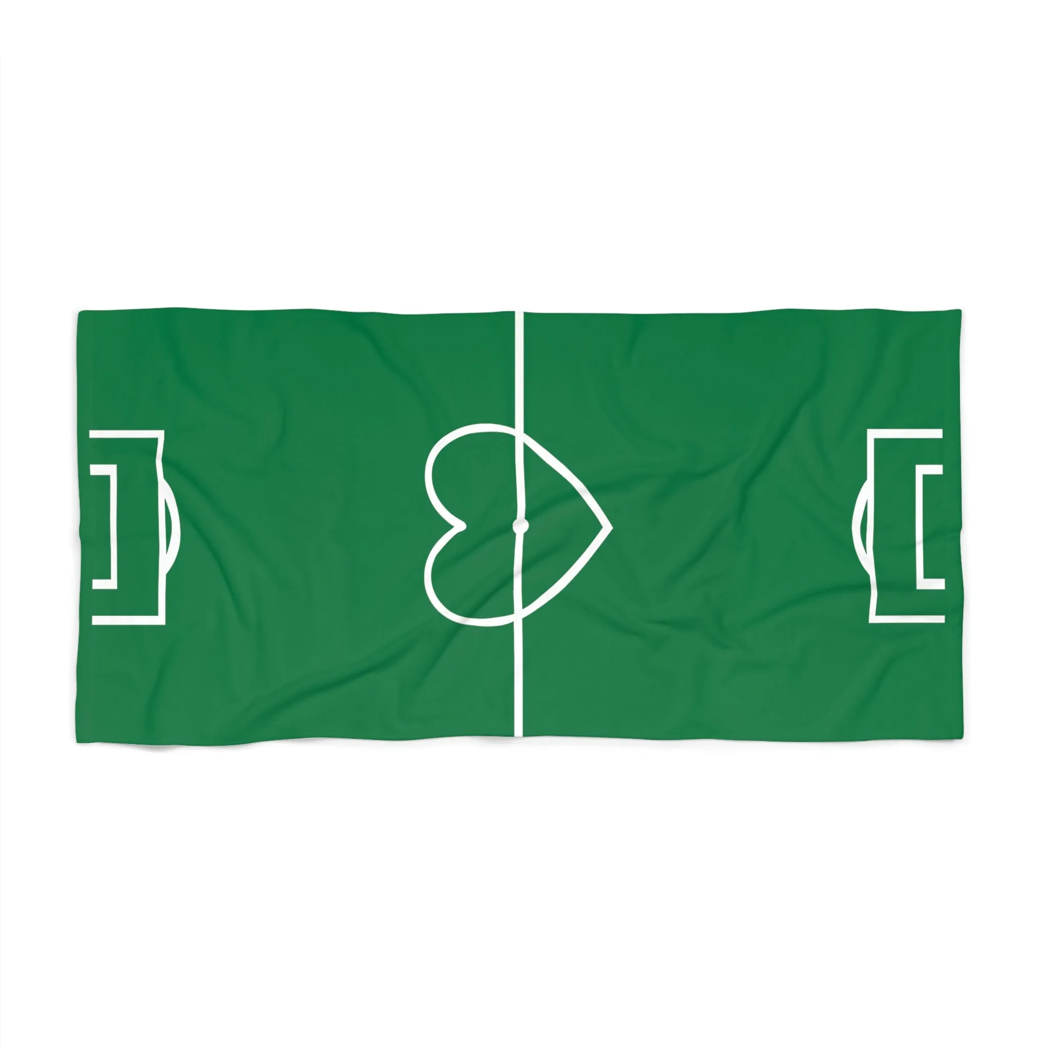 Soccer Field Beach Towel