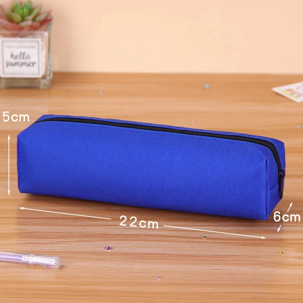 Solid Pencil Case: School Supplies Gift