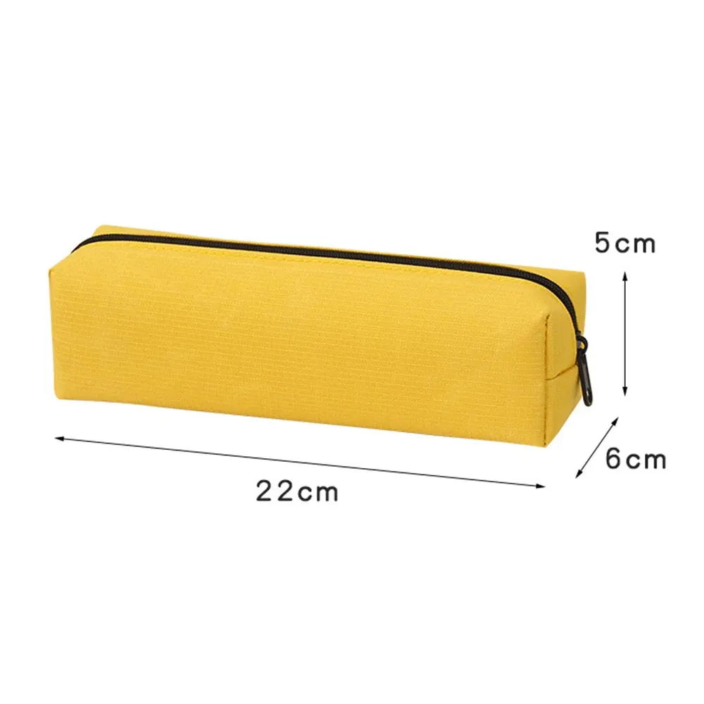 Solid Pencil Case: School Supplies Gift