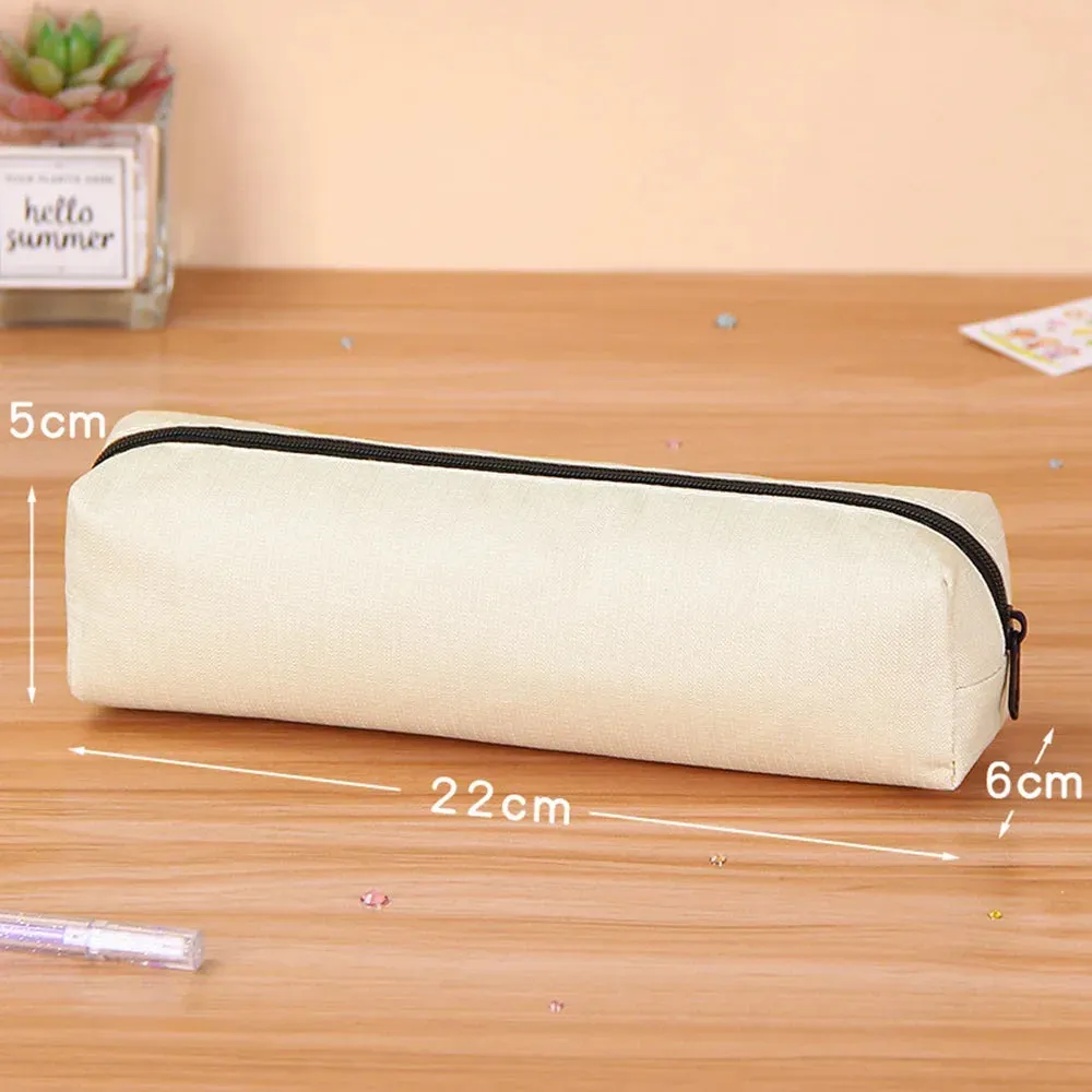 Solid Pencil Case: School Supplies Gift