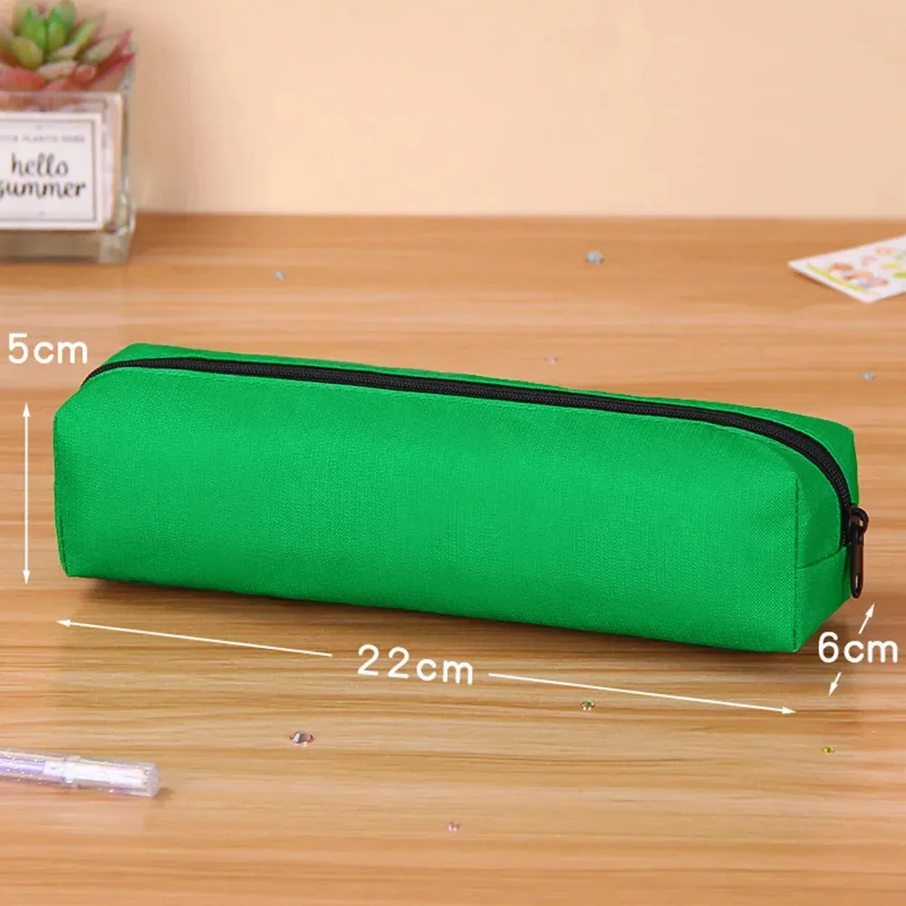 Solid Pencil Case: School Supplies Gift