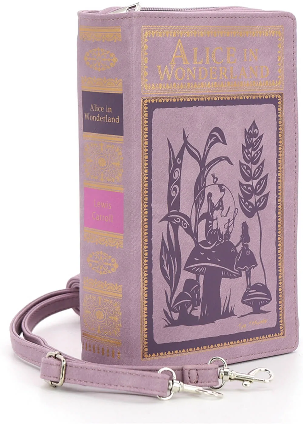 Succubus Bags Alice in Wonderland Book Shoulderbag Purple