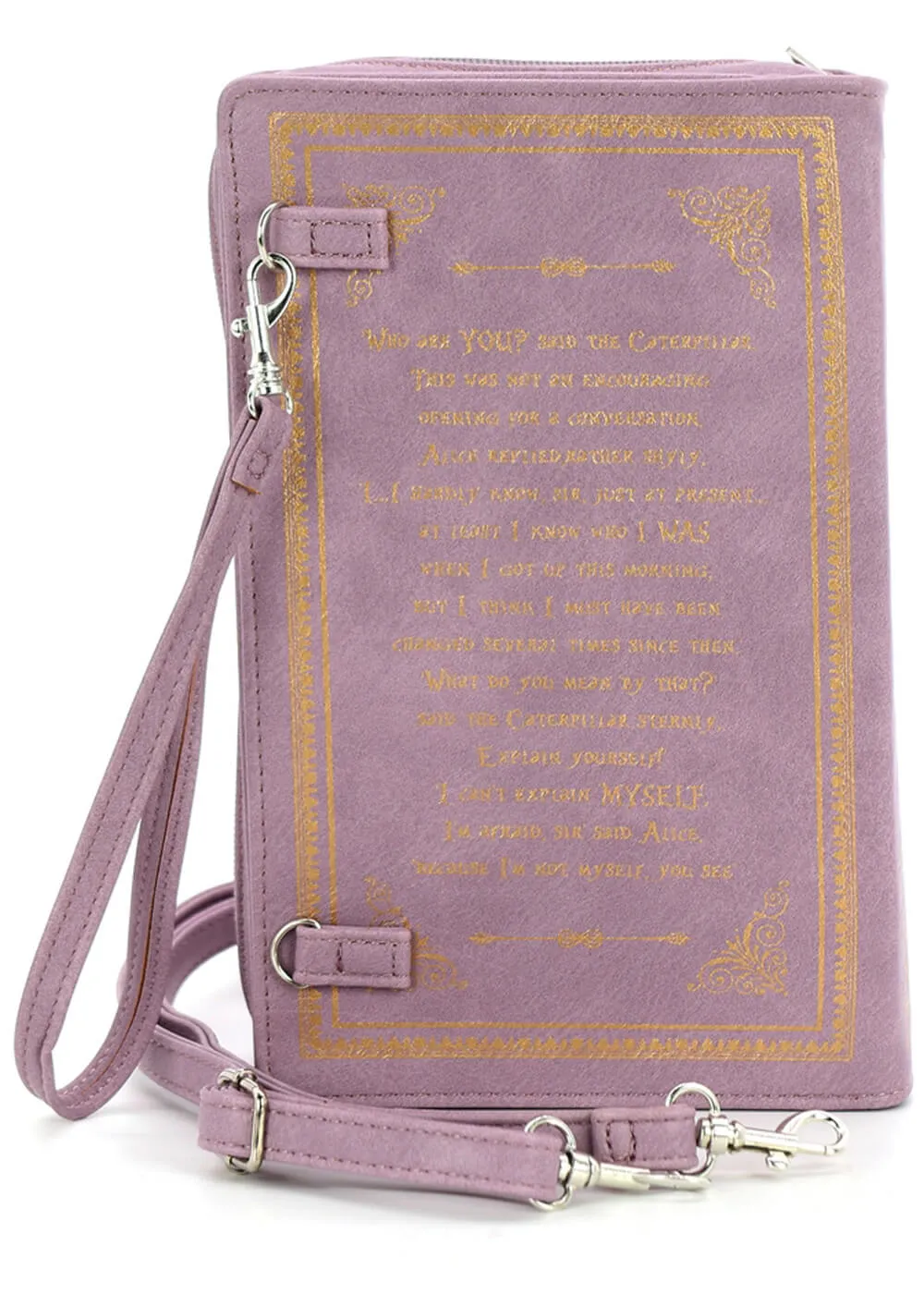 Succubus Bags Alice in Wonderland Book Shoulderbag Purple