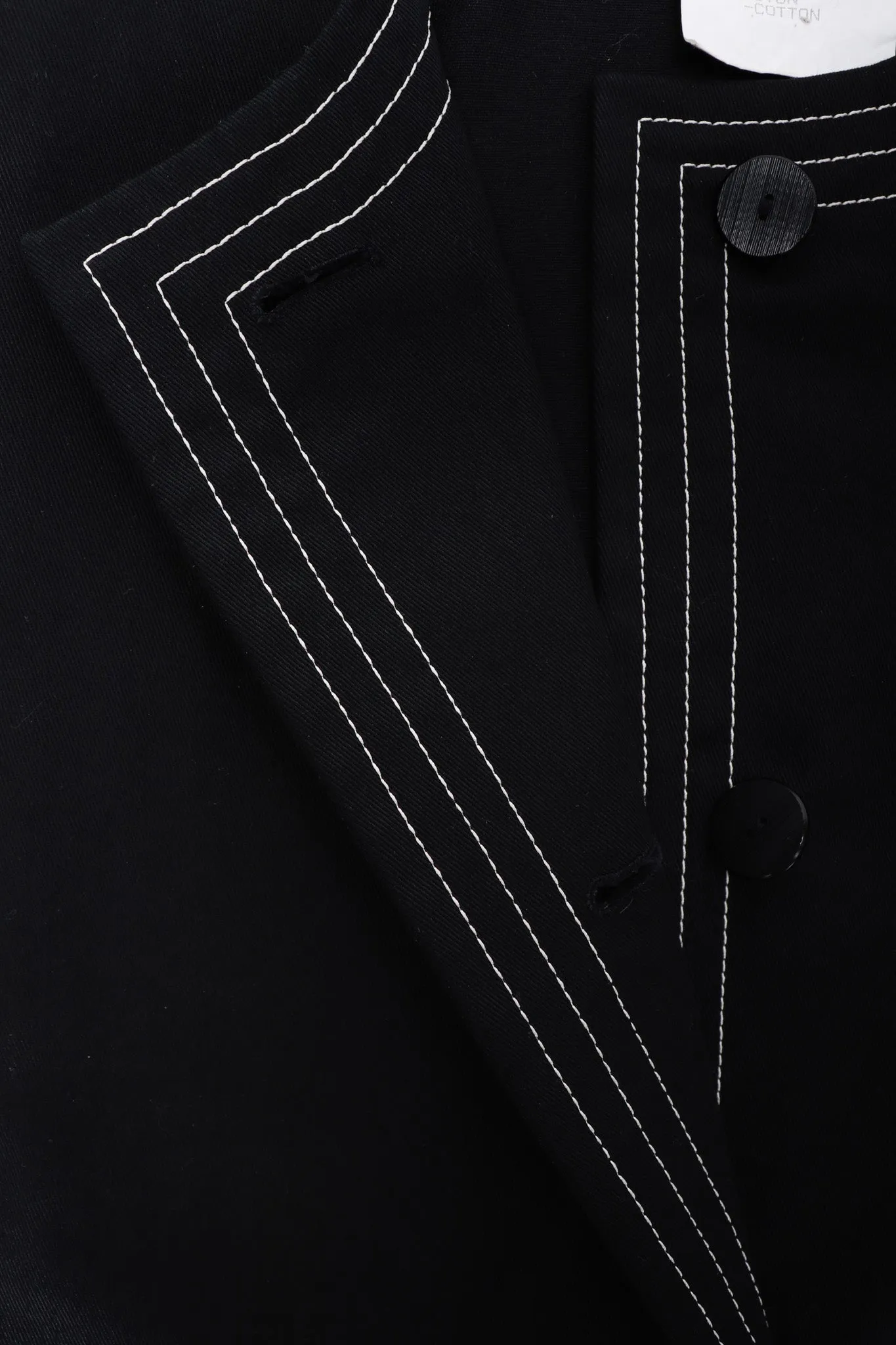 Topstitched Swing Coat
