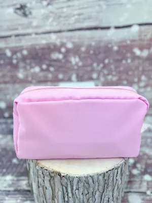 Travel Away Makeup Bag- Large, Light Pink