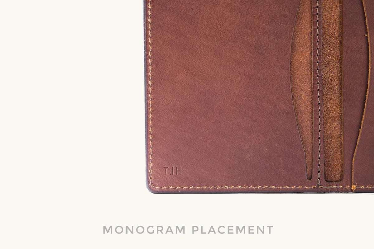 Travel Wallet - Cognac