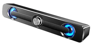 TV Soundbar, Computer Speakers with LED Light