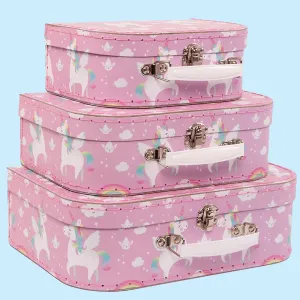 Unicorns Stacking Suitcases
