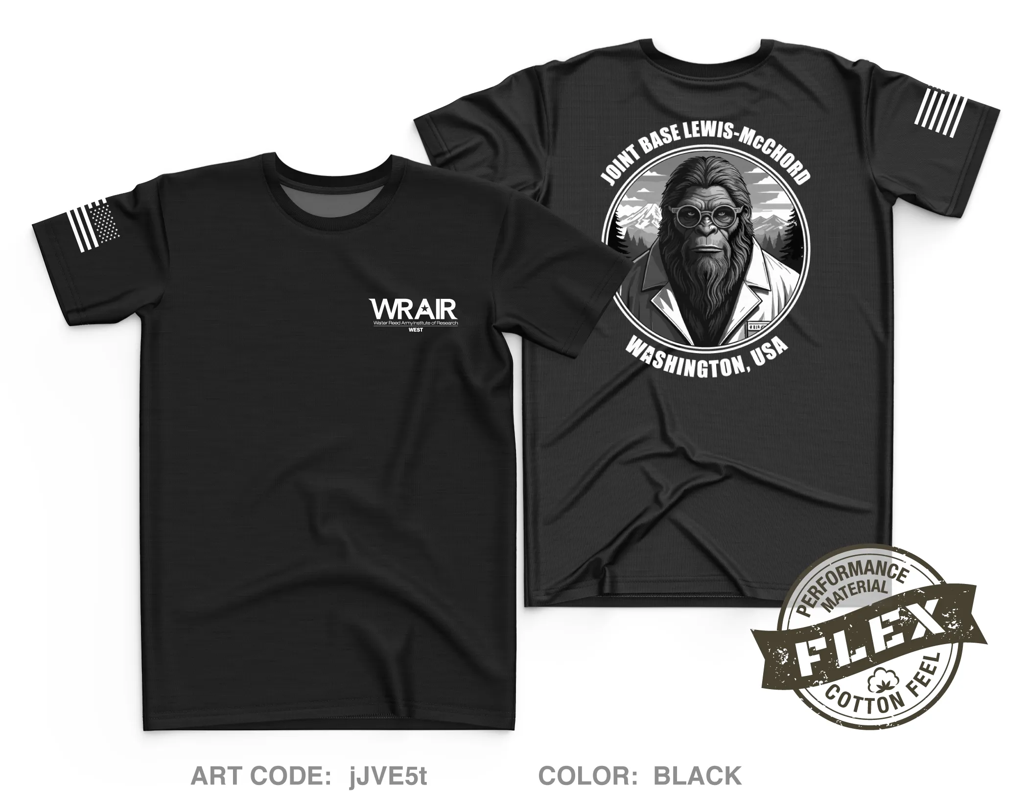 Walter Reed Army Institute of Research - West (WRAIR-W) Core Men's SS Flex Performance Tee - jJVE5t