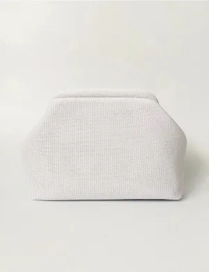 White Clutch Handbag