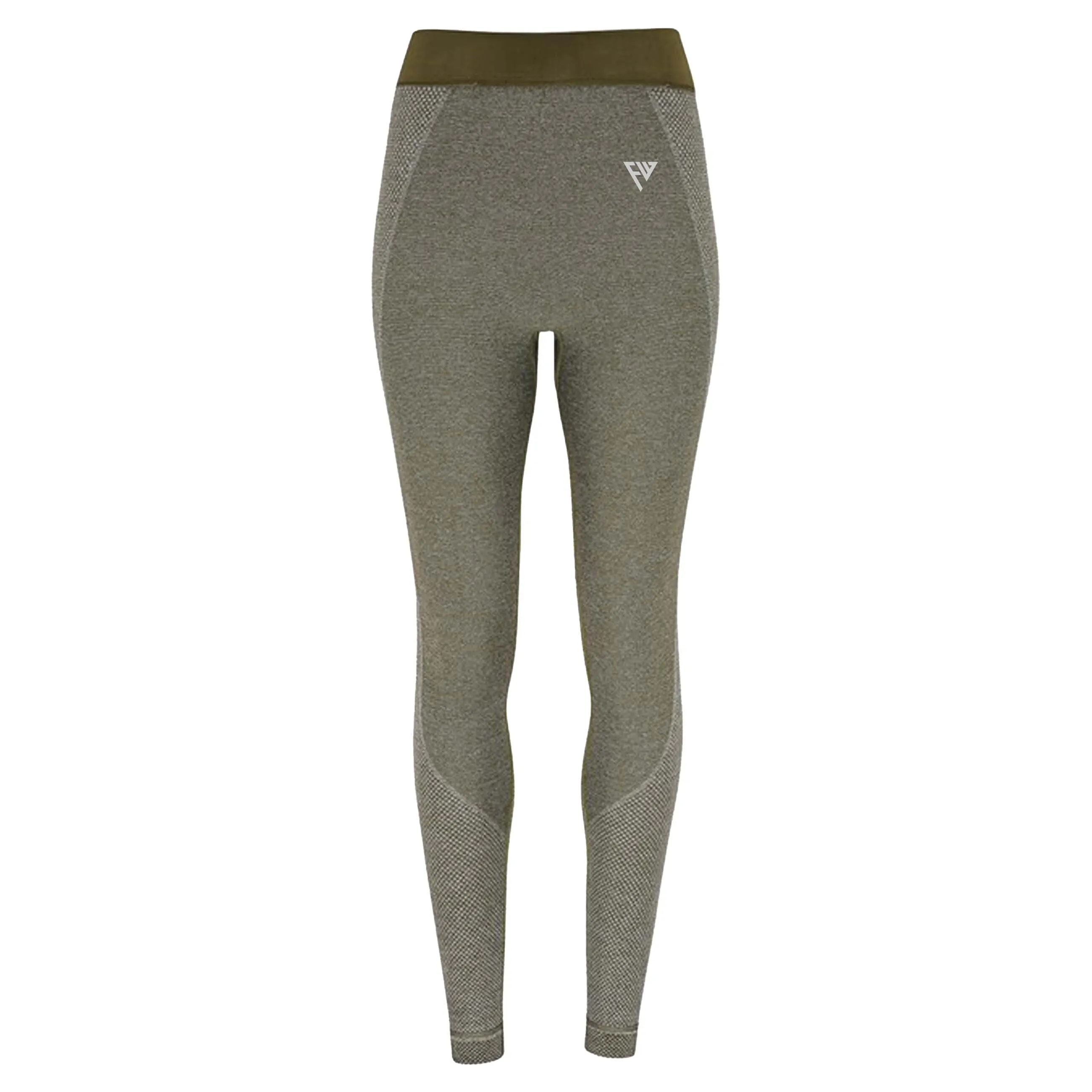 WOMENS SEAMLESS LEGGINGS OLIVE