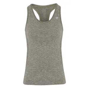 WOMENS SEAMLESS VEST TOP OLIVE